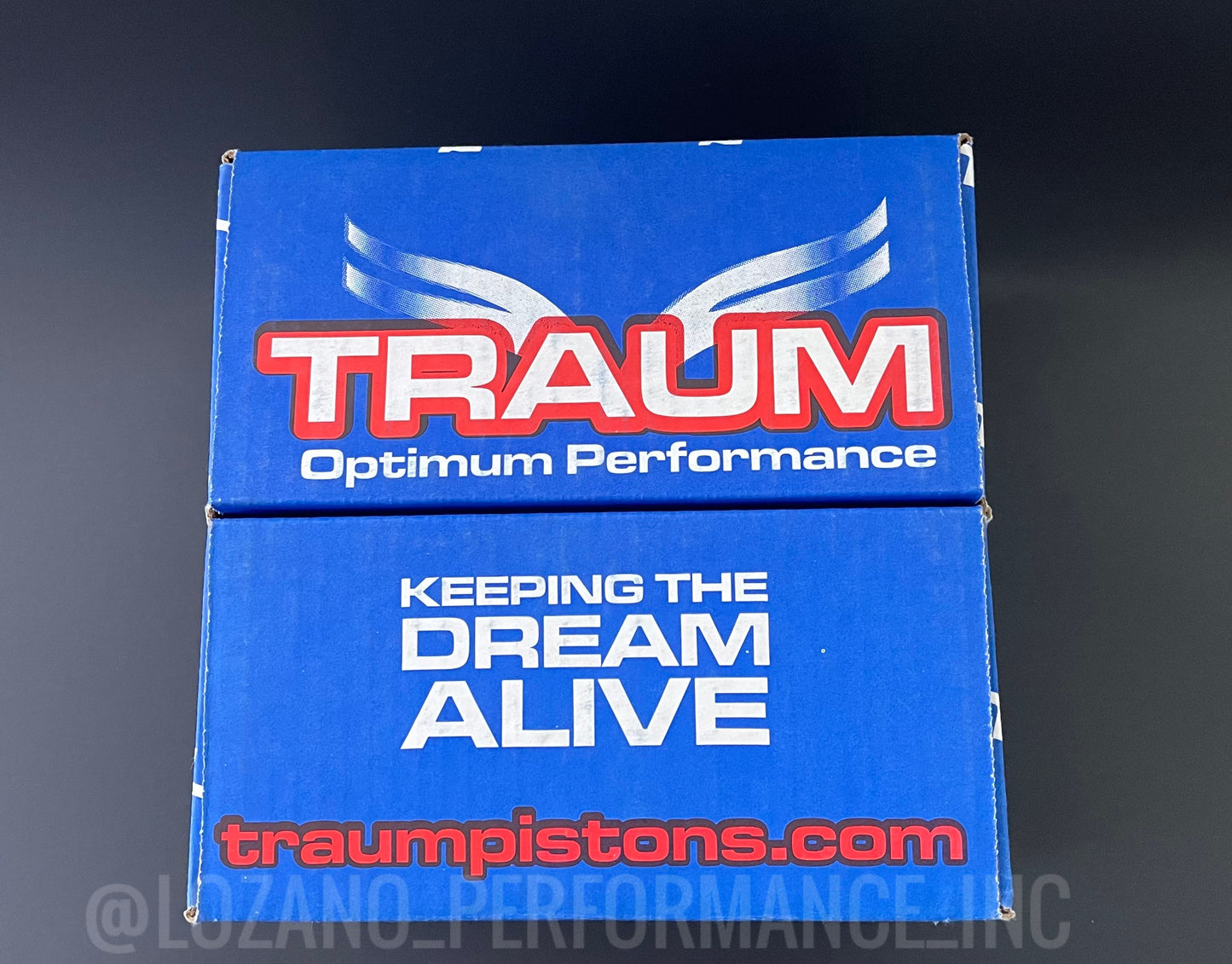 TRAUM Heavy Duty PIN HONDA / ACURA FLAT TOP 87MM BORE, 10.0:1 COMP. FOR K24A WITH K20A/Z HEAD